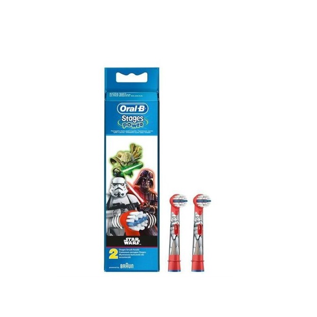 Rezerva periuta de dinti electrica Braun Stages Power Star Wars, 2 bucati, Oral-B