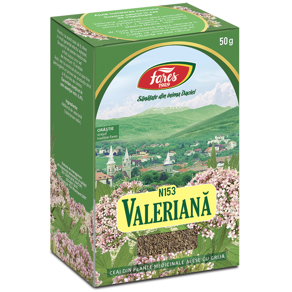 Ceai Valeriana N153, 50 g, Fares