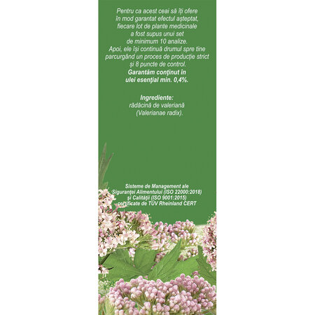Ceai Valeriana N153, 50 g, Fares 618620