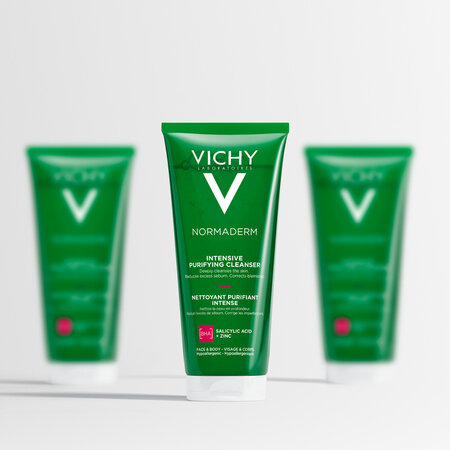 Gel de curatare purifiant pentru ten gras cu tendinta acneica Normaderm, 200 ml, Vichy 599690