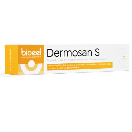 Unguent cu 10% sulf Dermosan S, 70 g, Bioeel 685348