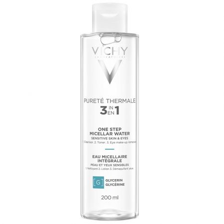 Apa micelara pentru piele sensibila Purete Thermale, 200 ml, Vichy