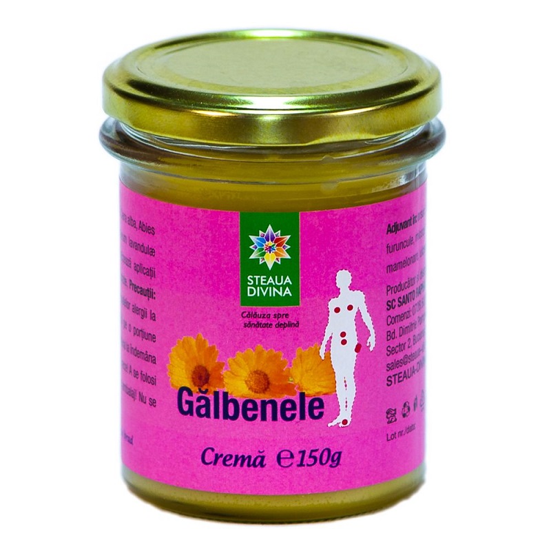 Crema cu galbenele, 150 g, Steaua Divina