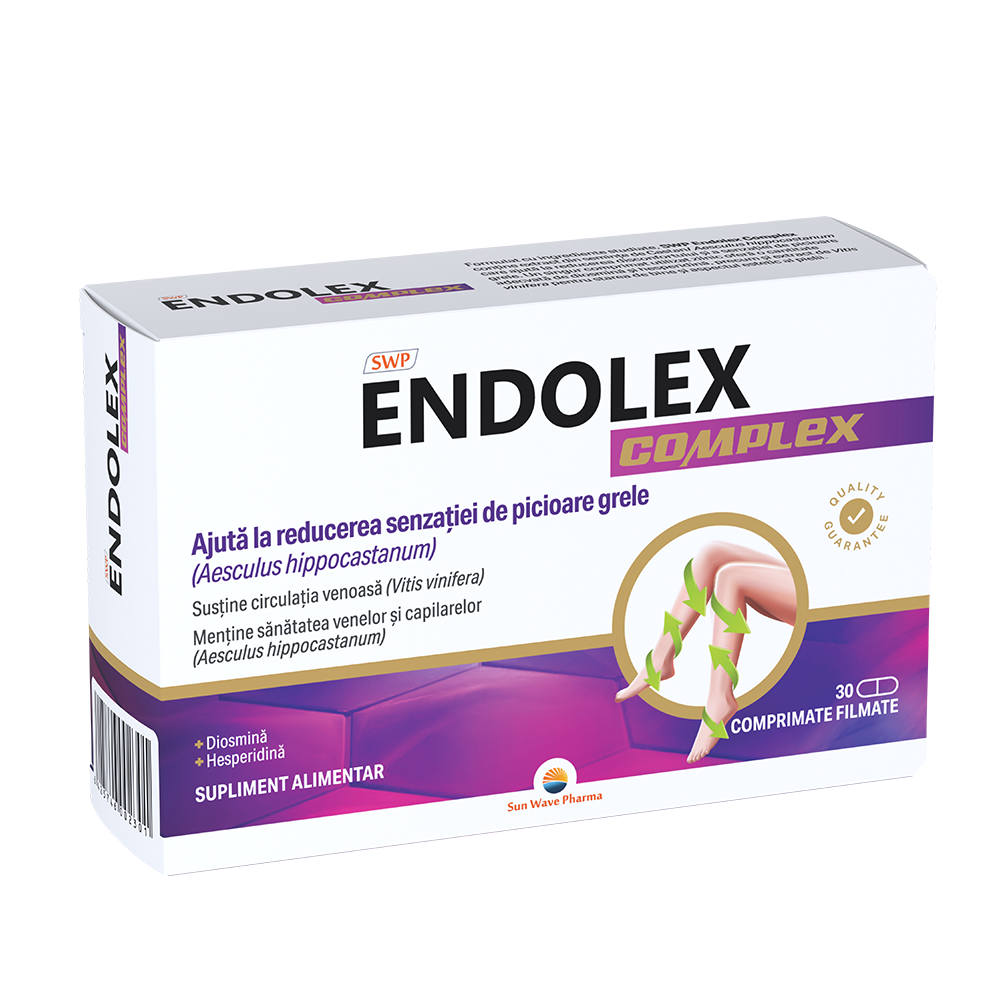 Endolex Complex, 30 comprimate filmate, Sun Wave Pharma