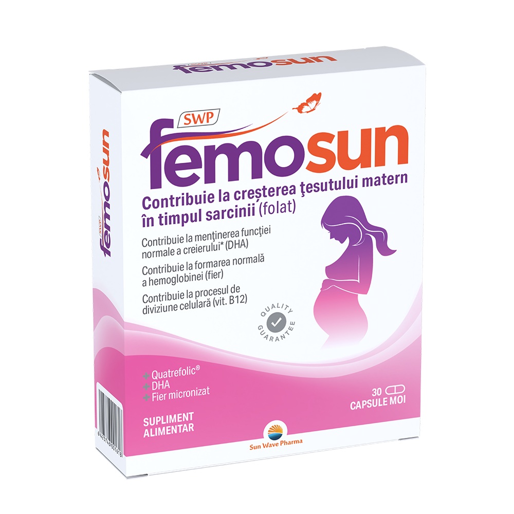 Femosun, 30 capsule moi, Sun Wave Pharma