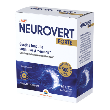 Neurovert Forte, 30 capsule moi, Sun Wave Pharma 647300