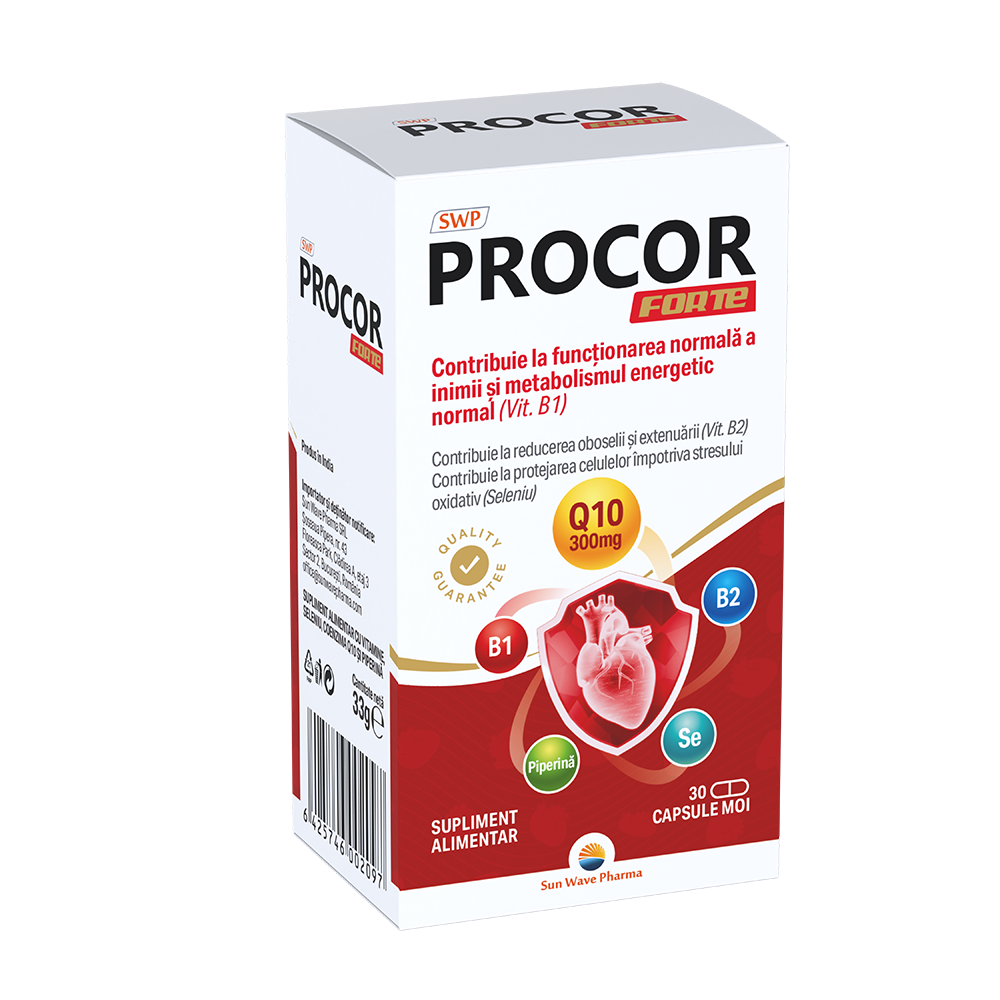Procor Forte, 30 capsule, Sun Wave Pharma
