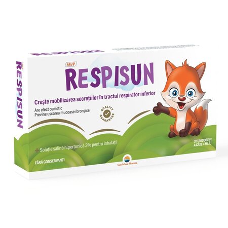 Respisun solutie salina hipertonica 3%, 24 doze, Sun Wave Pharma