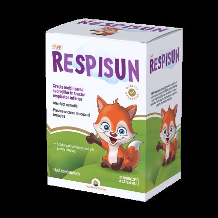 Respisun solutie salina hipertonica 3%, 24 doze, Sun Wave Pharma 674381