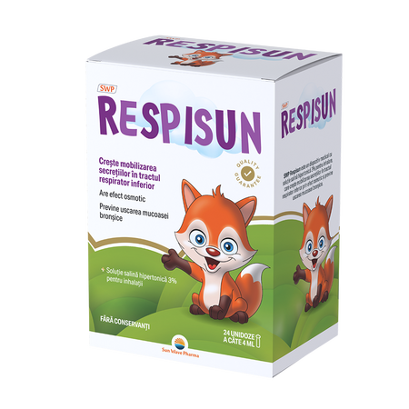 Respisun solutie salina hipertonica 3%, 24 doze, Sun Wave Pharma 674381