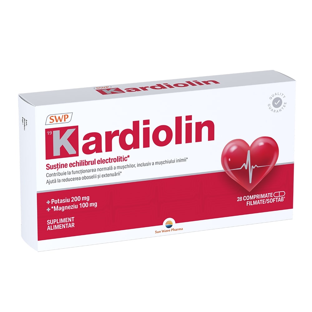 Kardiolin, 28 comprimate filmate, Sun Wave Pharma