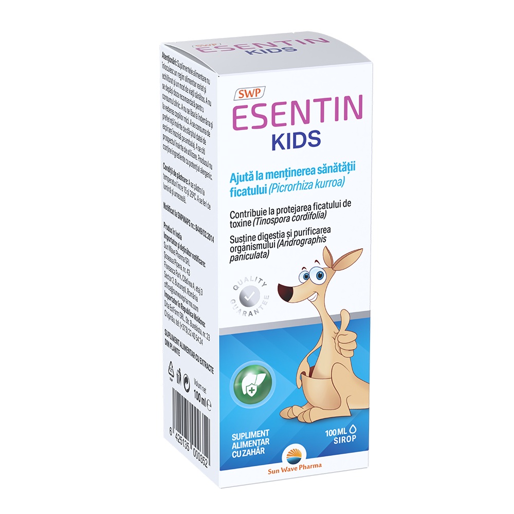 Sirop Esentin Kids, 100 ml, Sun Wave Pharma
