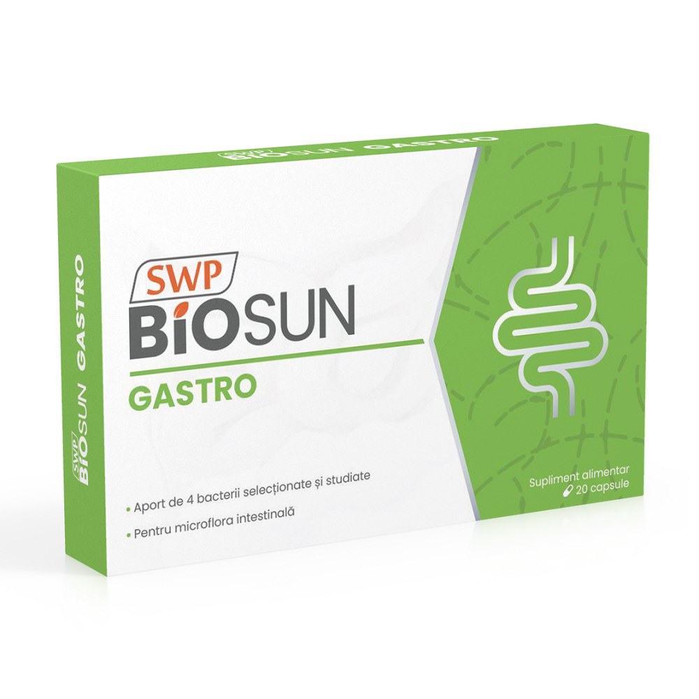 BioSun Gastro, 20 capsule, Sun Wave Pharma