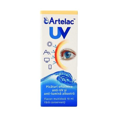 Picaturi oftalmice Artelac UV, 10 ml, Bausch + Lomb