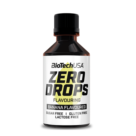 Zero Drops Banana, 50 ml, BioTechUSA