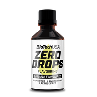 Zero Drops Banana, 50 ml, BioTechUSA