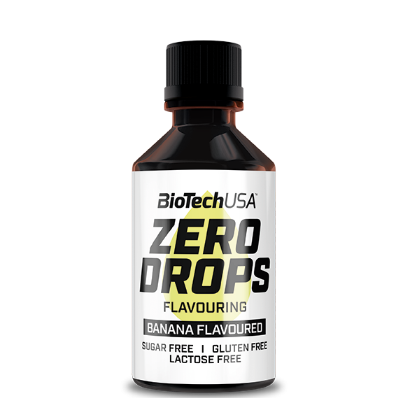 Zero Drops Banana, 50 ml, BioTechUSA