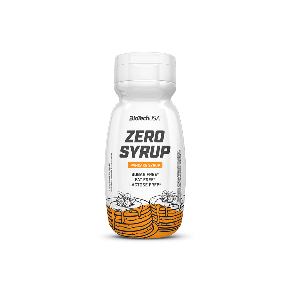 Zero syrup Maple syrup/ Pancake syrup fara gluten, 320 ml, BioTechUSA