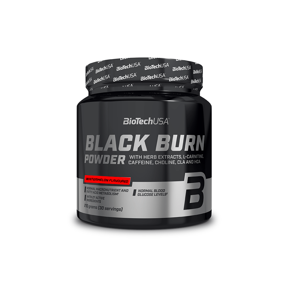 Black Burn cu aroma de pepene rosu, 210 g, BioTechUSA