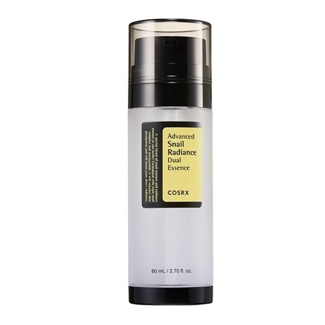 Esenta duala pentru stralucire cu Secretie de melc si Niacinamide, Advanced Snail, 80 ml, COSRX