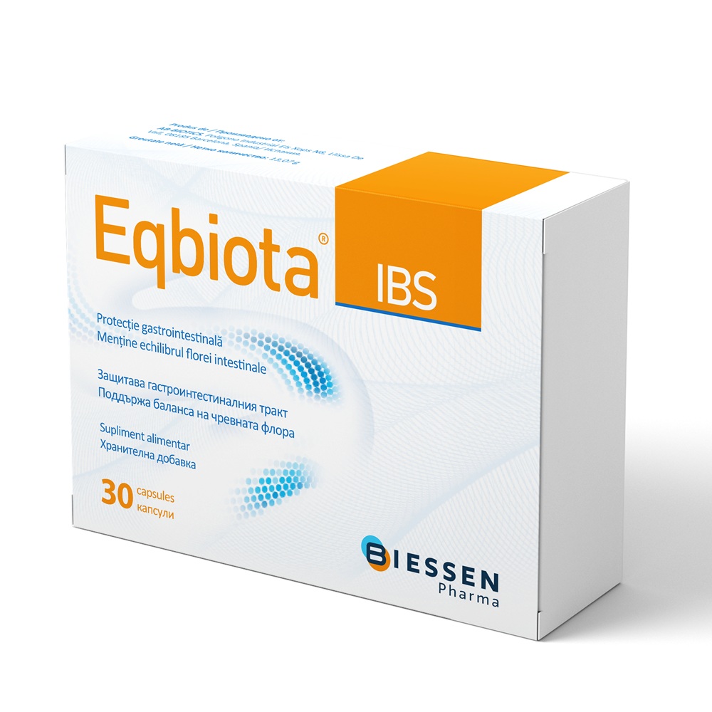 Prebiotic Eqbiota IBS, 30 capsule, Biessen Pharma