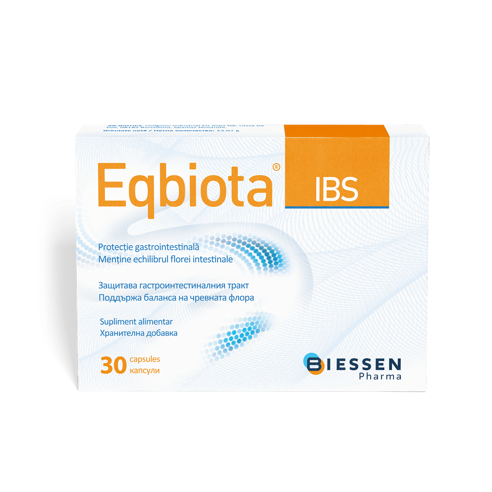 Prebiotic Eqbiota IBS, 30 capsule, Biessen Pharma