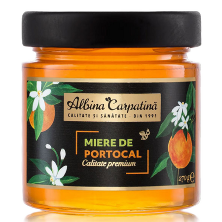 Miere de portocal Albina Carpatina, 270 g, Apicola