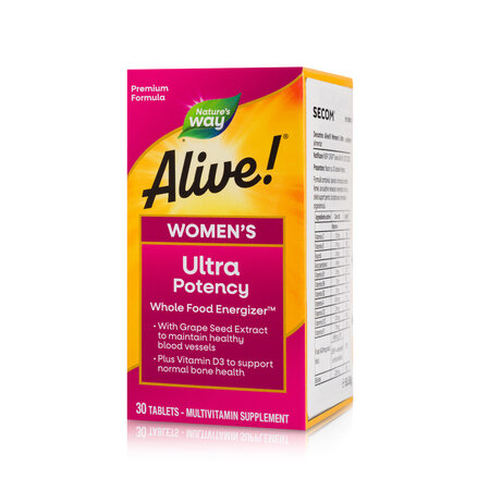 Multivitamine pentru femei Alive Women' s Ultra Nature's Way, 30 tablete, Secom 734998