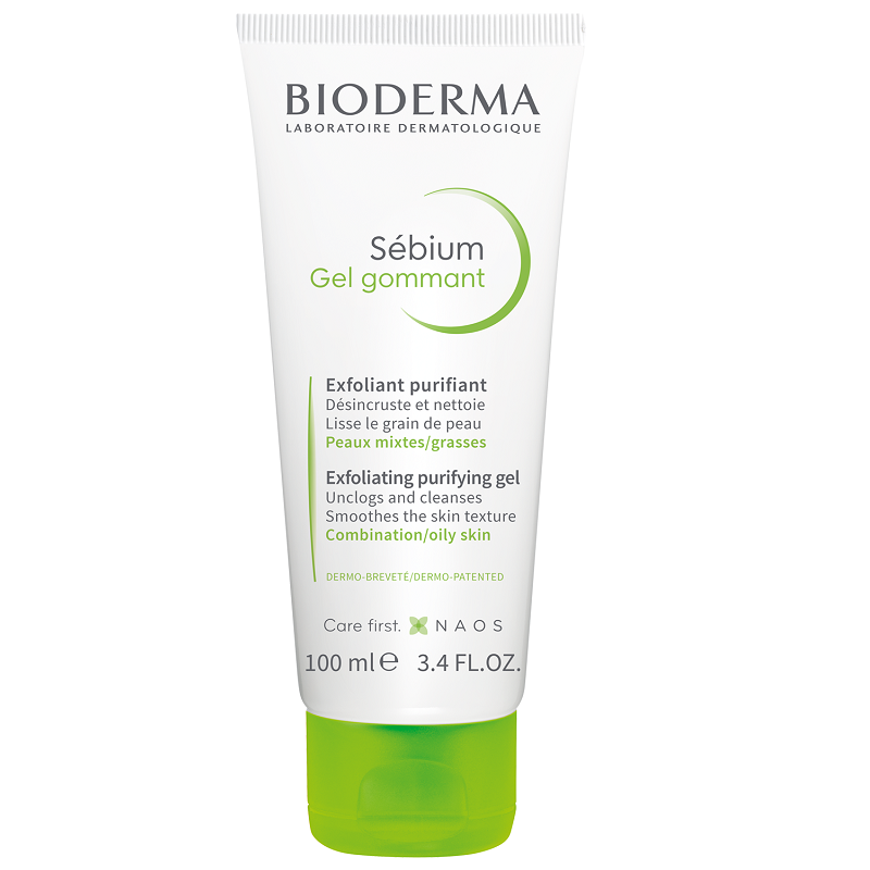 Gel exfoliant Sebium, 100 ml, Bioderma