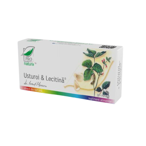 Usturoi & Lecitina, 30 capsule, Pro Natura