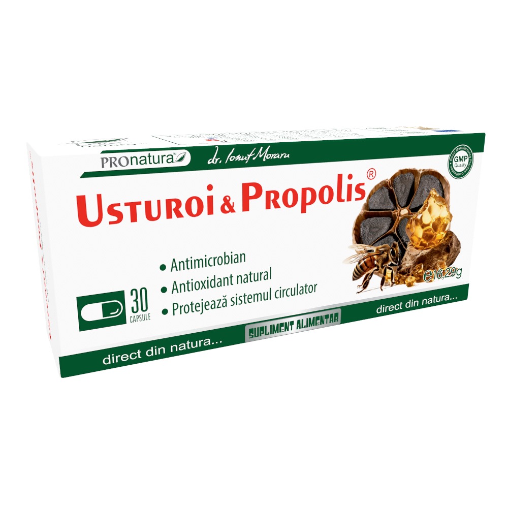 Usturoi si Propolis, 30 capsule, Pro Natura