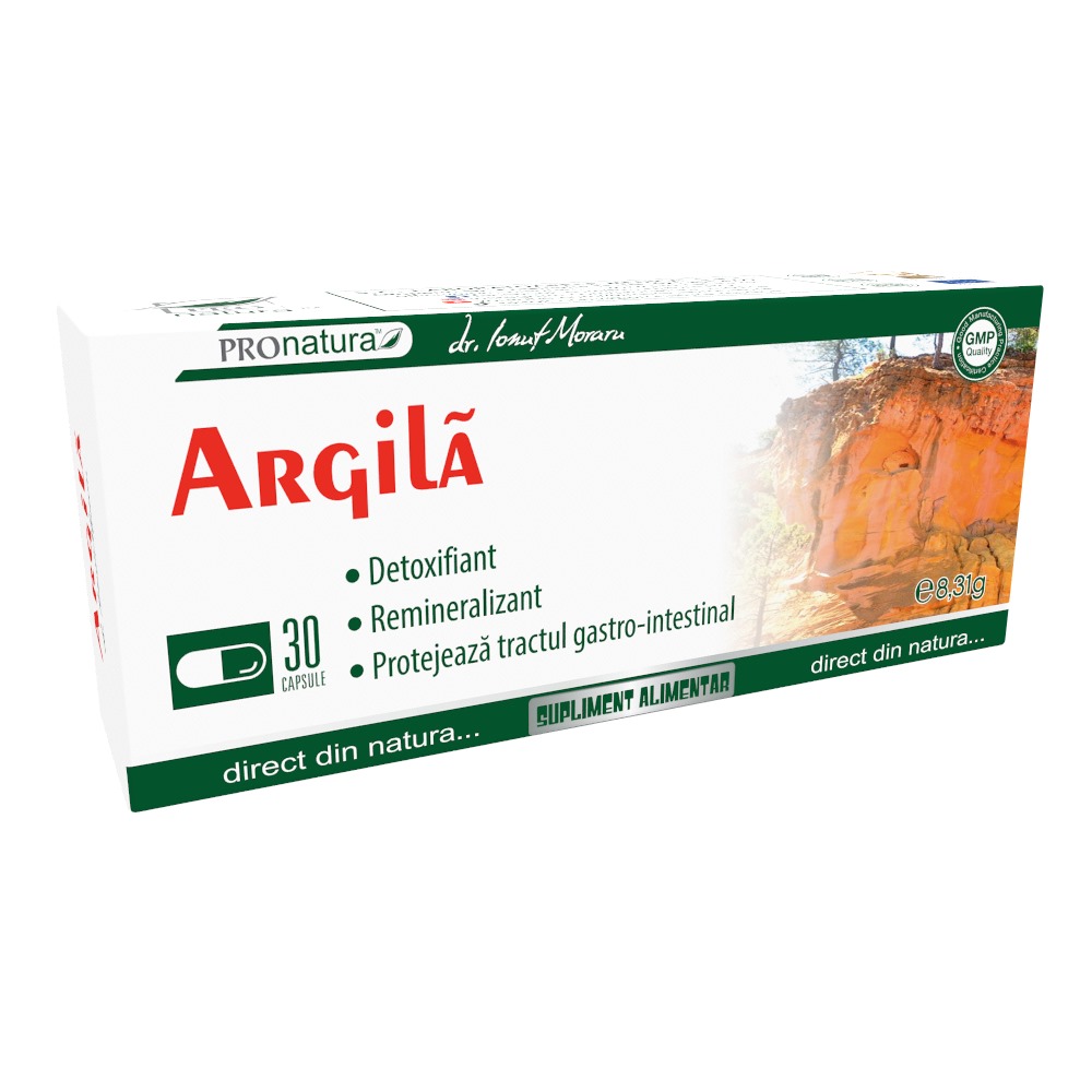 Argila, 30 capsule, Pro Natura