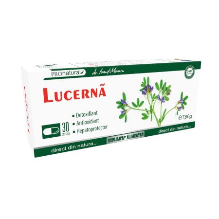 Lucerna, 30 capsule, Pro Natura