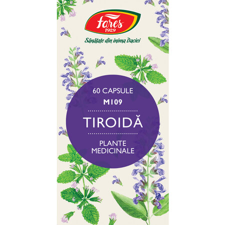 Tiroida M109, 60 capsule, Fares 614090