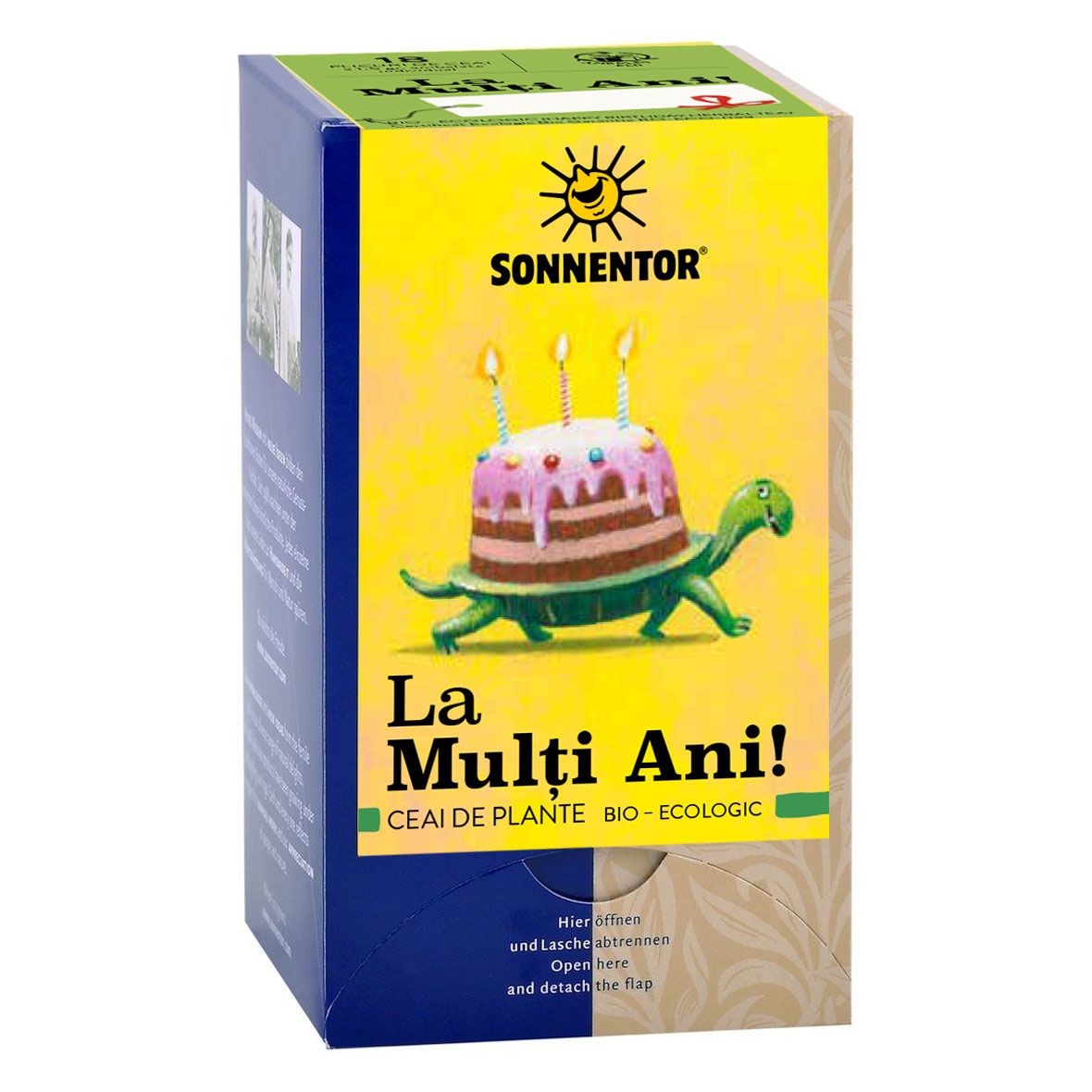 Ceai de plante Bio, La multi ani!, 18 plicuri, Sonnentor