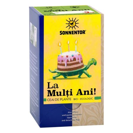 Ceai de plante Bio La multi ani!, 18 plicuri, Sonnentor
