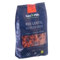 Paste fusilli din linte rosie, 250 g, Sam Mills