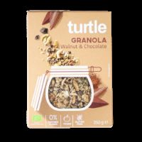 Granola cu cereale Bio cu nuci si ciocolata, 350 g, Turtle