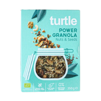 Power granola Bio cu nuci si seminte, 350 g, Turtle