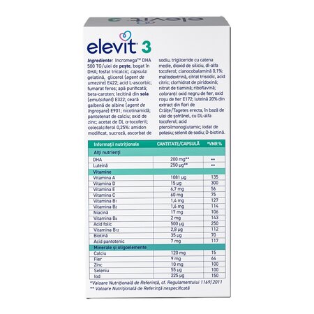 Elevit 3, 30 capsule, Bayer 701738