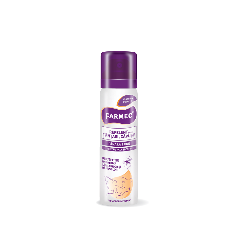 Repelent pentru tantari si capuse, 75 ml, Farmec