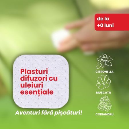 Plasturi cu uleiuri esentiale naturale Alontan Natural, de la 0+ luni, 24 bucati, Pietrasanta Pharma 660028