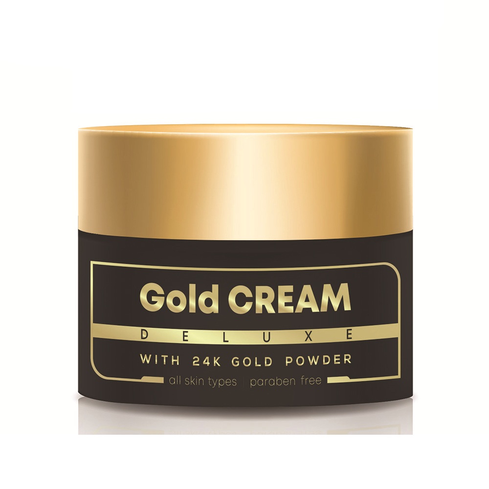 Crema de fata antirid cu pulbere de aur Gold Deluxe, 50 ml, Ayurmed