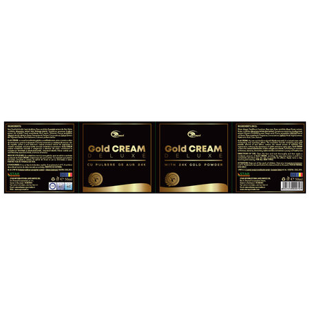 Crema de fata antirid cu pulbere de aur Gold Deluxe, 50 ml, Ayurmed 698640