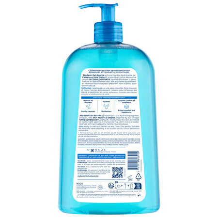 Gel de dus pentru piele normala, uscata si sensibila Atoderm, 1000 ml, derma 751640