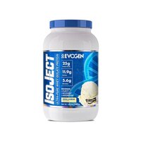 Pudra proteica tip isolat cu aroma de vanilie Isoject, 840 g, Evogen