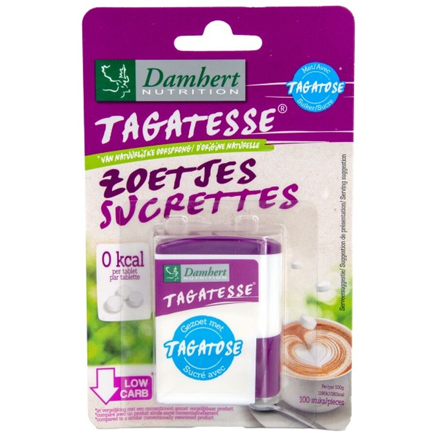 Indulcitor dispenser Tagatesse, 100 tablete, Damhert : Farmacia Tei online