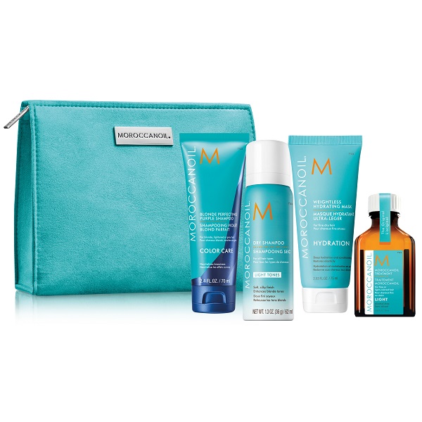 Set Travel Blonde 2021, Moroccanoil