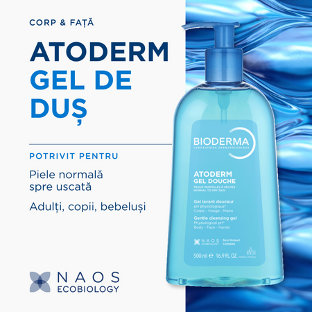 Gel de dus Atoderm, 500 ml, derma 751650