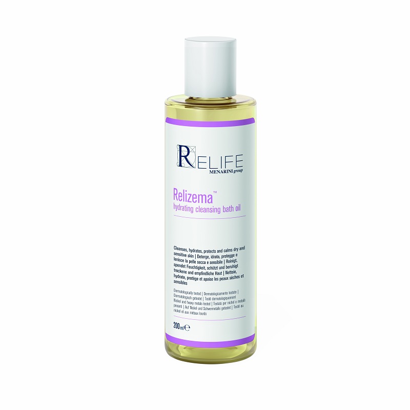 Ulei hidratant de baie Relizema, 200 ml, Relife